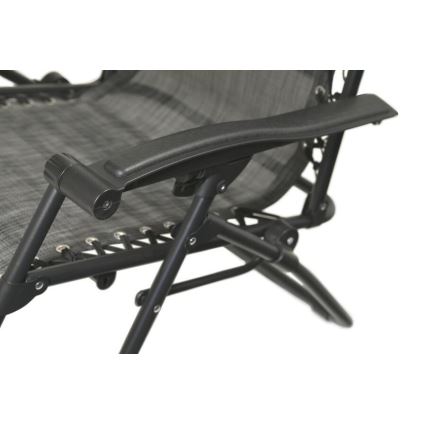 Розкладний стілець для відпочинку антрацит