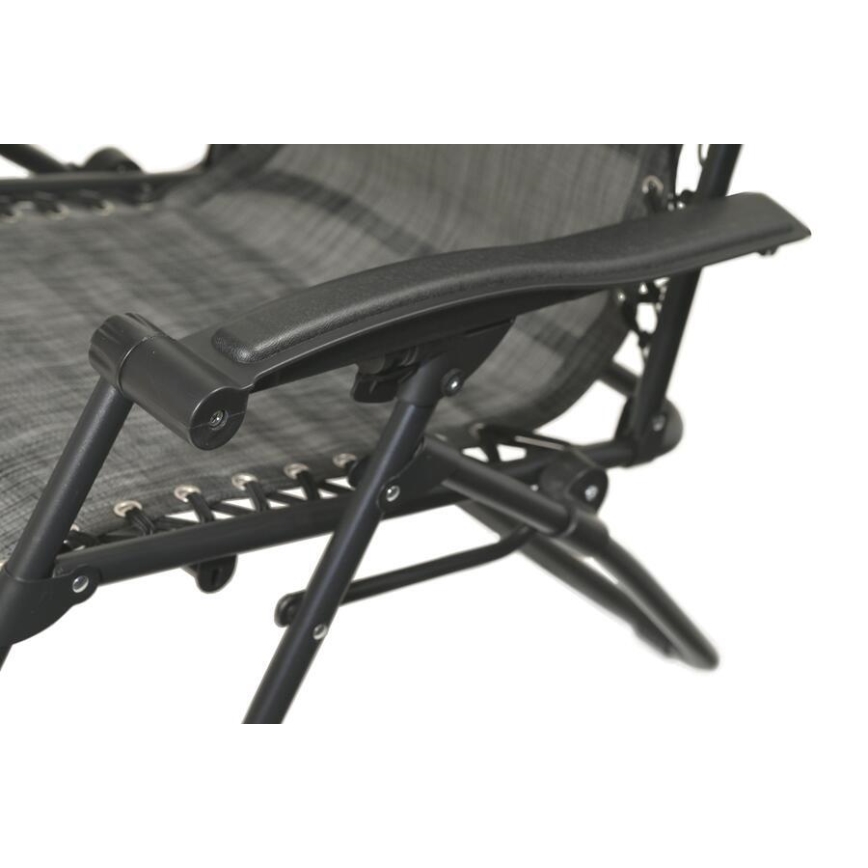 Розкладний стілець для відпочинку антрацит