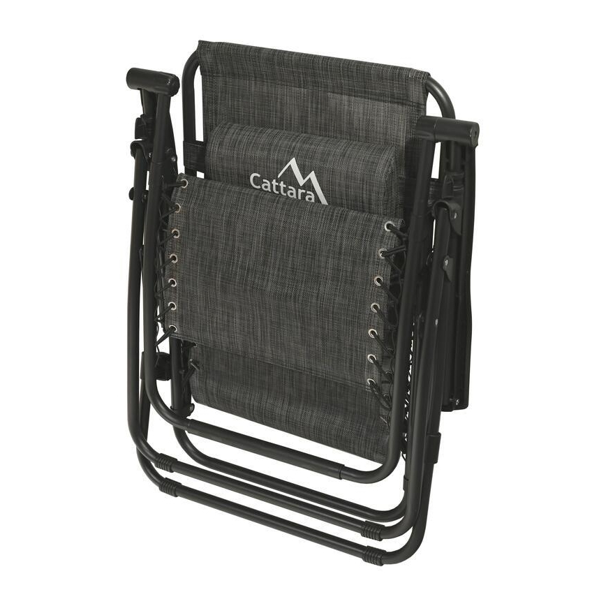 Розкладний стілець для відпочинку антрацит