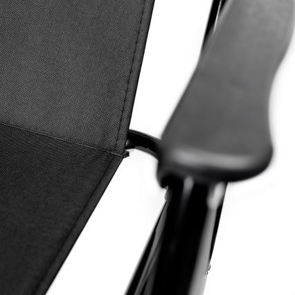 Розкладний кемпінговий стілець чорний