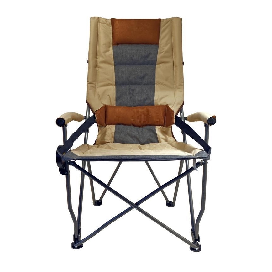 Розкладний кемпінговий стілець коричневий
