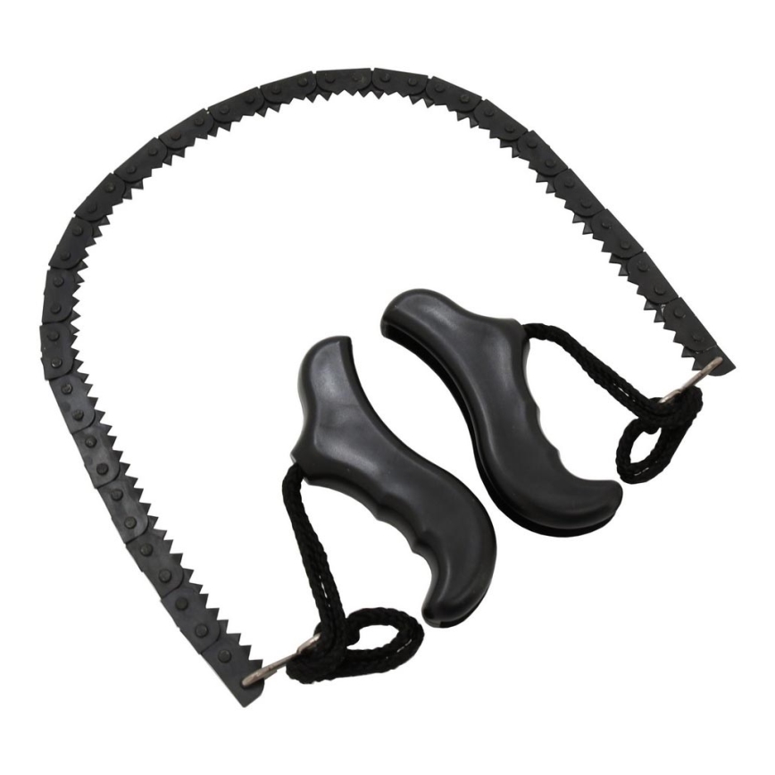 Ручная бензопила черная