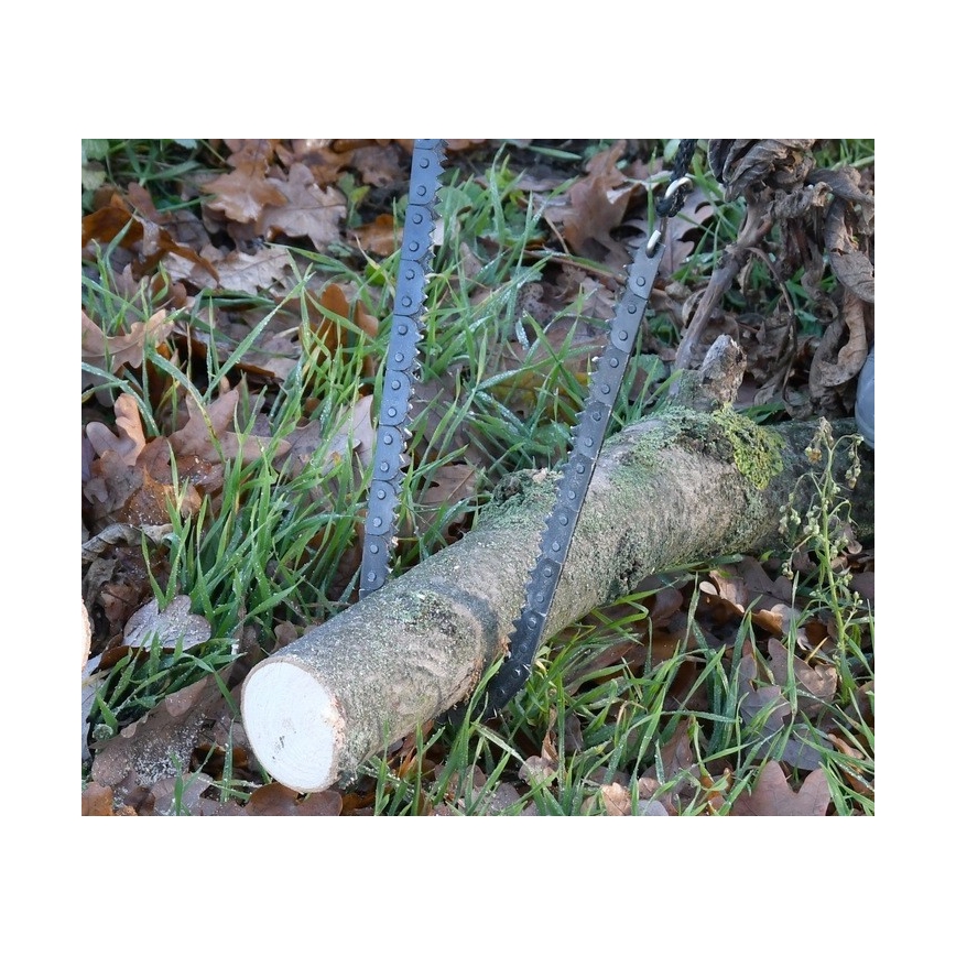 Ручная бензопила черная