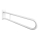 Ручка 10x25 см, белая