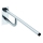 Ручка 10x25 см нержавіюча/срібляста