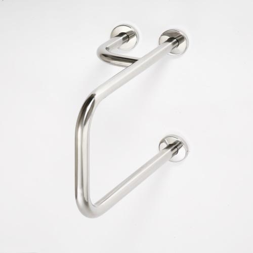 Ручка 23,5x38 см нержавіюча сталь/срібляста