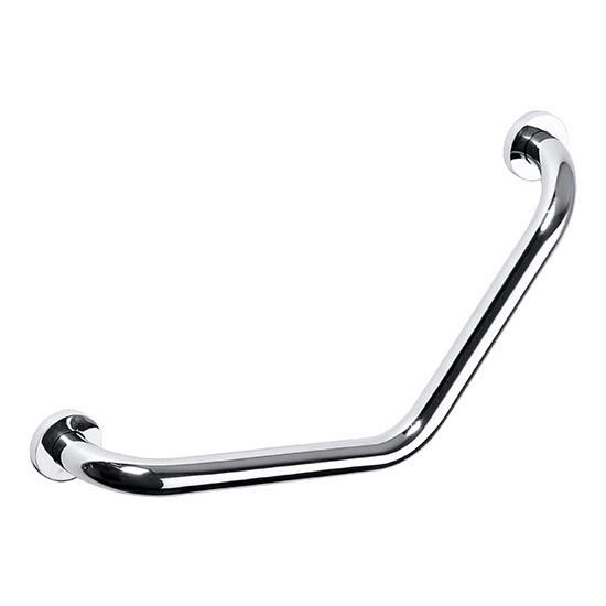 Ручка 39x23 см з нержавіючої сталі, срібляста