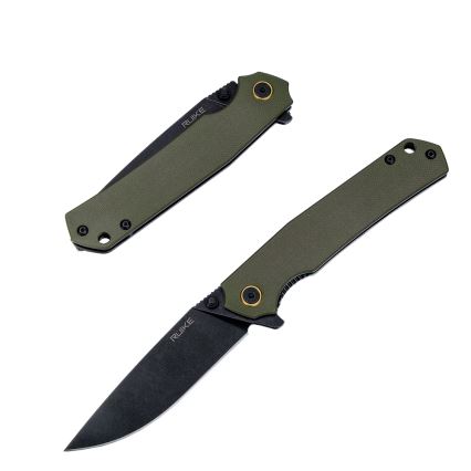 Ruike RUP801G - Складной карманный нож 20 см зеленый