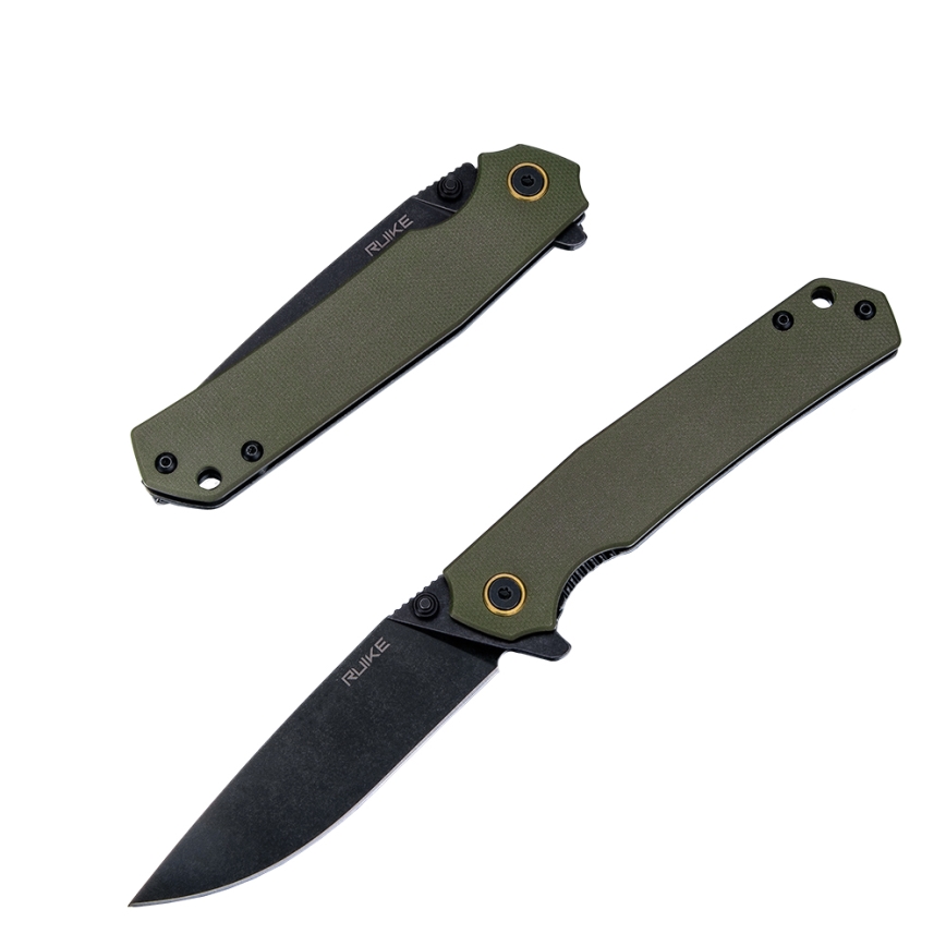 Ruike RUP801G - Складной карманный нож 20 см зеленый