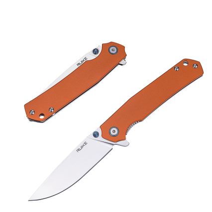 Ruike RUP801J - Складаний кишеньковий ніж 20 см помаранчевий