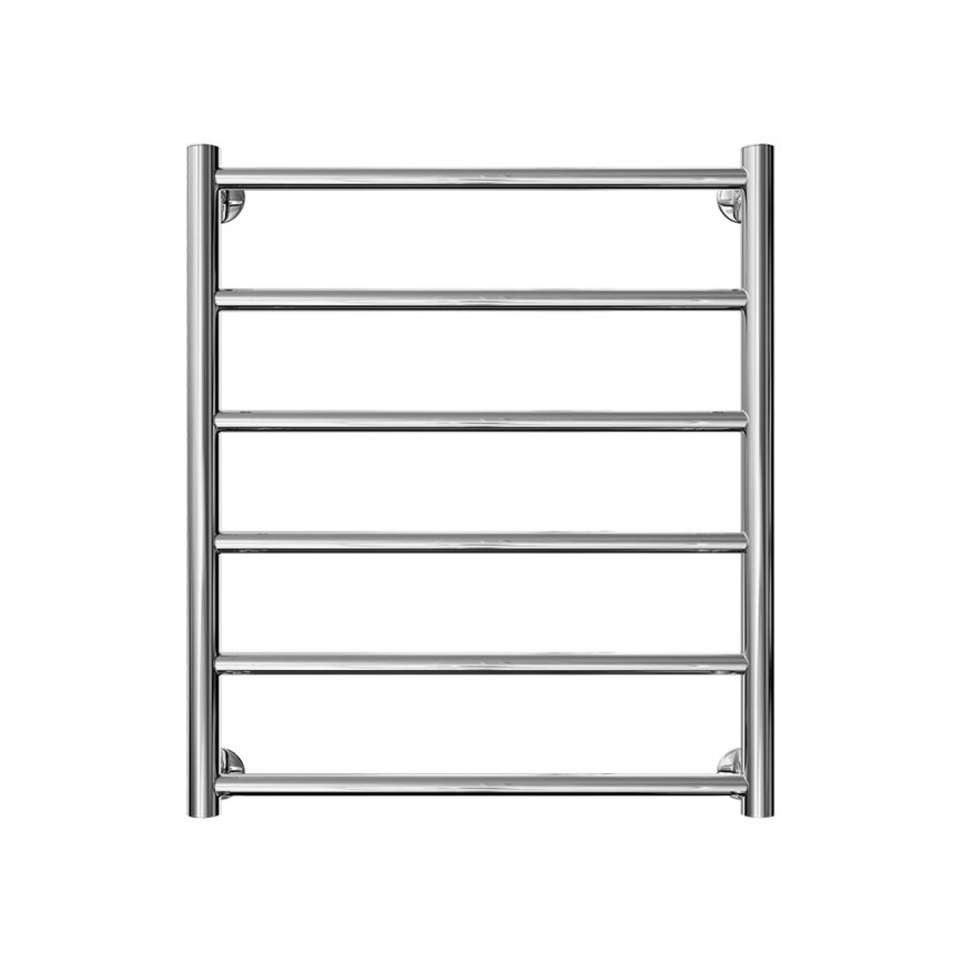 Рушникосушарка INOX FLAT для ванної кімнати, драбинна, 122W/230V 57x53 cm, нержавіюча сталь/глянцевий хром