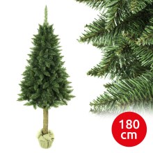 Рождественская елка со стволом из натурального дерева 180 см пихта
