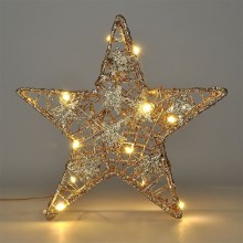 Різдвяна LED декорація 14xLED/2xAA зірка