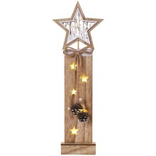 Різдвяна LED декорація 5xLED/2xAA зірка