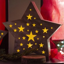 Різдвяна LED декорація LED/2xAAA зірка