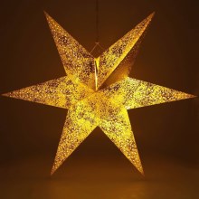 Різдвяна LED декорація LED/3xAA зірка золота