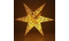 Різдвяна LED декорація LED/3xAA зірка золота