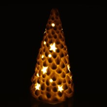 Різдвяна порцелянова LED декорація LED/3xLR44 ялинка