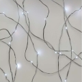 Різдвяна вулична LED гірлянда 100xLED/15м IP44 холодне біле світло
