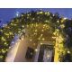 Різдвяна вулична світлодіодна гірлянда 200xLED/8 режимів 8,6м IP44 теплий білий