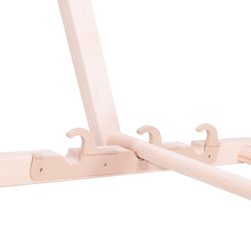 Садове лежак чорний/бук