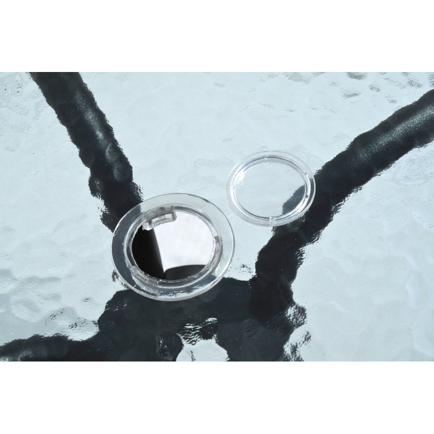 Садовый стол диаметр 70 см черный