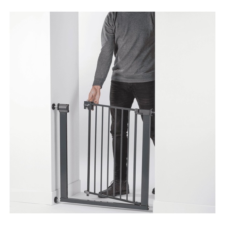 Safety 1st - Безопасное ограждение EASY CLOSE серого цвета