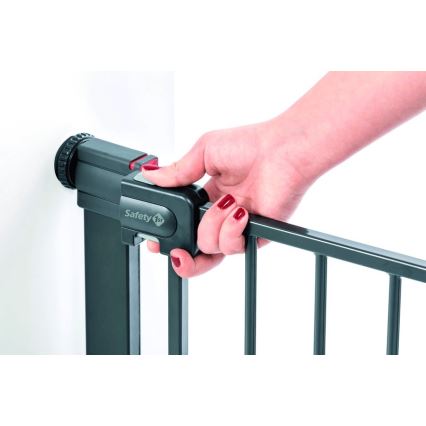 Safety 1st - Безопасное ограждение EASY CLOSE серого цвета