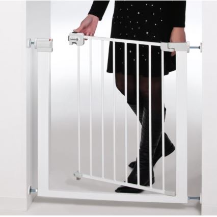 Safety 1st - Безпечна огорожа EASY CLOSE біла