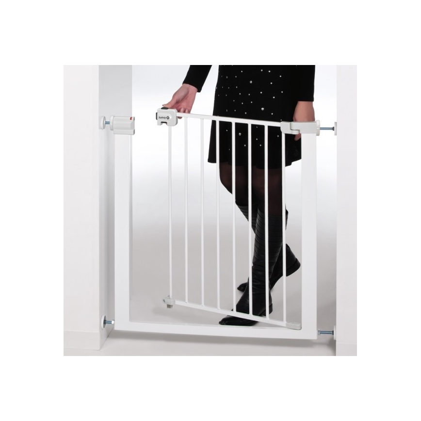 Safety 1st - Безпечна огорожа EASY CLOSE біла