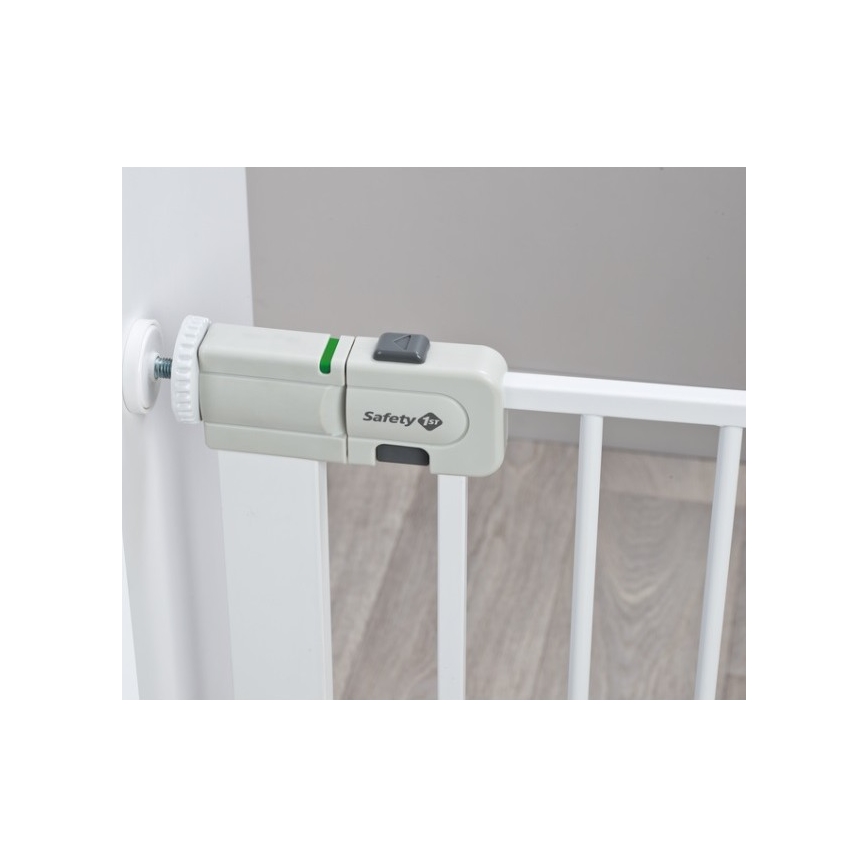 Safety 1st - Безпечна огорожа EASY CLOSE біла