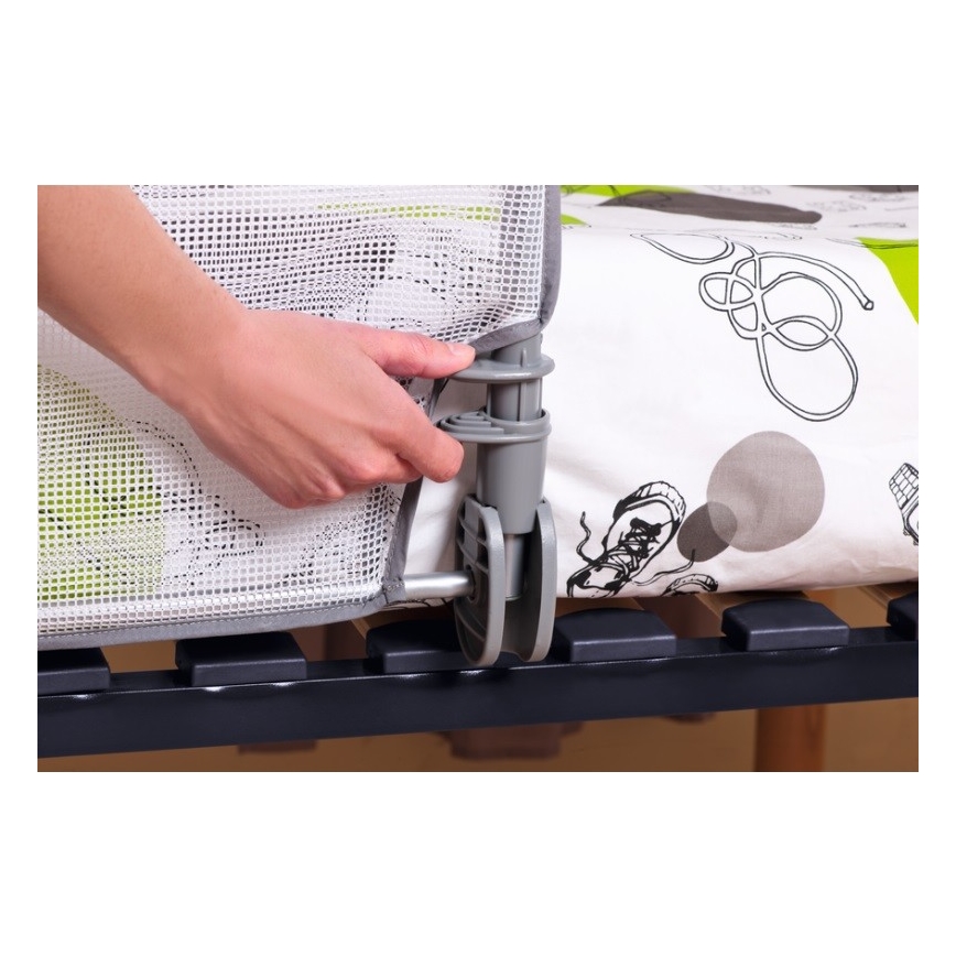 Safety 1st - Захисний бар'єр для ліжка STANDARD сірий