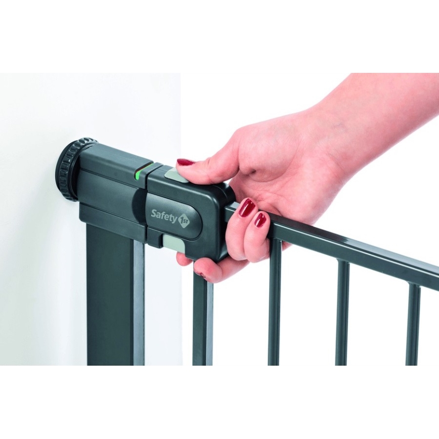 Safety 1st - Безпечна огорожа EASY CLOSE сіра