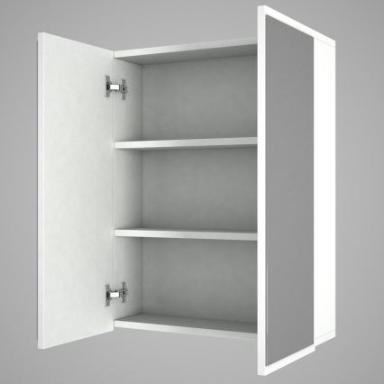 Шафка для ванної кімнати з дзеркалом KAYLA 78x60 см білий