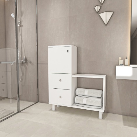 Шафка для ванної кімнати PAMIR 84,2x67,4 см білий