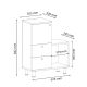 Шафка для ванної кімнати PAMIR 84,2x67,4 см білий