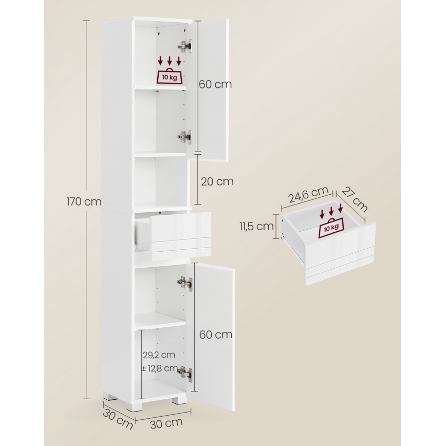 Шафка KATY біла