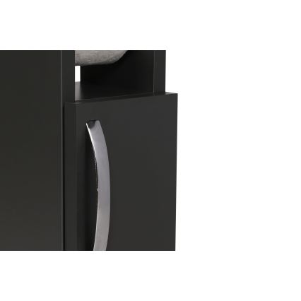 Шафка з тримачем туалетного паперу STAR 65x15 см антрацит