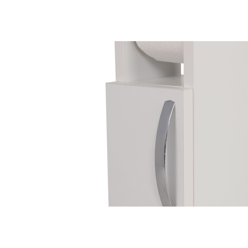 Шафка з тримачем туалетного паперу STAR 65x15 см білий