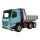 Самоскид Mercedes GIGA TRUCKS, 65 см, синьо-сірий
