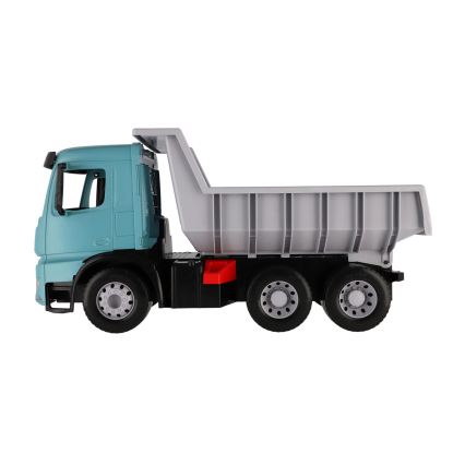Самоскид Mercedes GIGA TRUCKS, 65 см, синьо-сірий