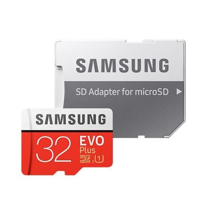 Samsung - Карта пам'яті MicroSDHC 32Гб EVO+ U1 95Мб/с + SD-адаптер