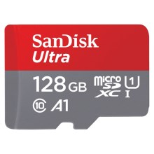 Sandisk - Карта памяти MicroSDXC 128 ГБ Ultra 80 Мб/сек