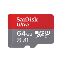 Sandisk - Карта памяти MicroSDXC 64 ГБ Ultra 80 Мб/сек