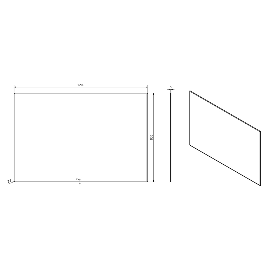 Sapho - Дзеркало ACCORD 120x80 см