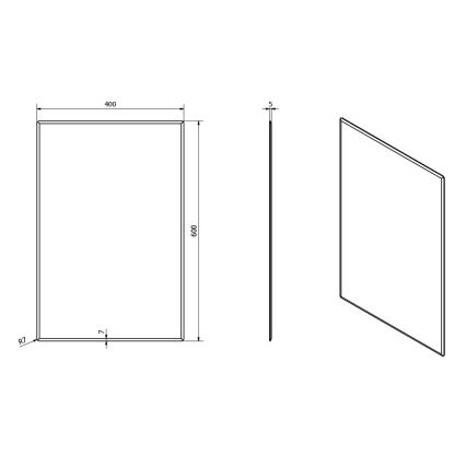 Sapho - Дзеркало ACCORD 40x60 см