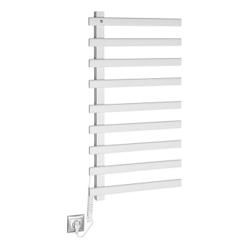 Sapho - Электрический полотенцесушитель ELCOR 128W/230V 92 см матовый белый левый