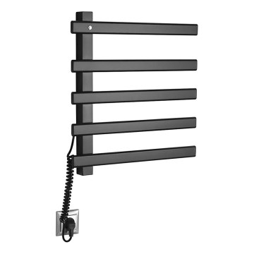 Sapho - Электрический полотенцесушитель ELCOR 63 Вт/230 В 48x52 см матовый чёрный