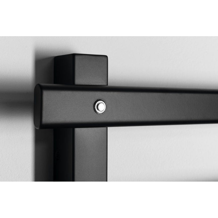 Sapho - Электрический полотенцесушитель ELCOR 63 Вт/230 В 48x52 см матовый чёрный