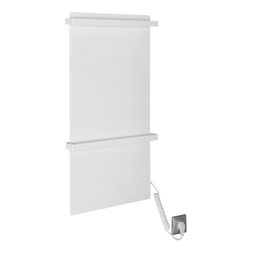 Sapho - Электрический полотенцесушитель ELMIS 120W/230V 80 см матовый белый правый